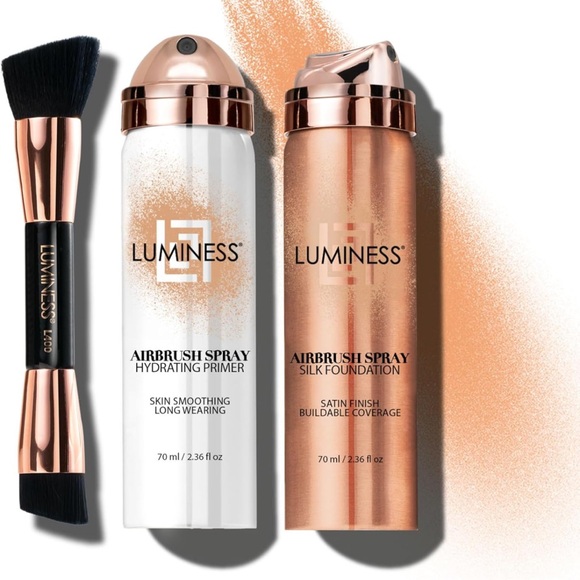 NWT Luminess airbrush spray silk foundation starter kit- medium 040 - Picture 1 of 8